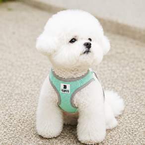 강아지 하네스 소형견 조끼형 가슴줄 편안한 착용감 산책용
