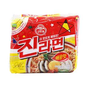 오뚜기 진라면 매운맛 멀티팩 600gx4개1BOX