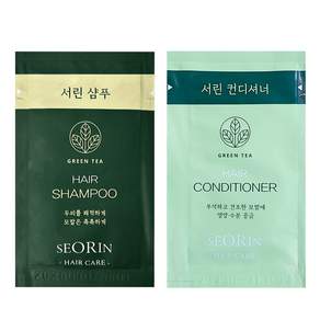 댕기머리 일회용 서린 샴푸 50개+린스 50개 여행용 휴대용 세면도구