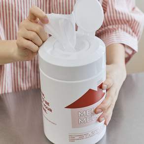 멜리멜로 올인원 다용도 청소 세정티슈 토마토가든 180매