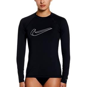 NIKE SWIM 나이키 스윔 여자래쉬가드 입체 스우시 롱 슬리브 하이드로가드 NESSD426-001 2924041