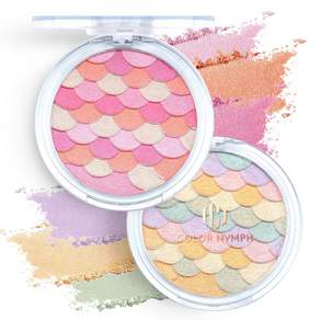 Color Nymph 블러쉬 하이라이터 팔레트 메이크업 선물 세트