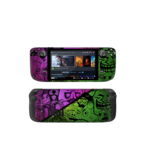 Steam Deck 무광 풀커버 스킨 데칼 LCD OLED 호환 지문방지 스크래치 보호