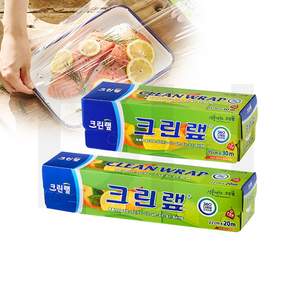 크린랲 위생 비닐랩 15cm x 30M + 22cm x 20M