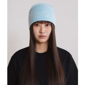 9999아카이브 여성 비니 Linking Flower Jacquard Beanie 9AK25SULBNSK