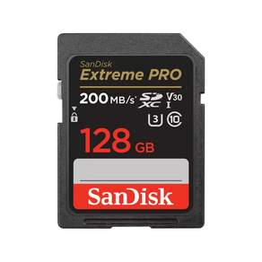 샌디스크코리아 공식인증정품 SD메모리카드 SDXC Extreme Pro 익스트림 프로 UHS-I SDSDXXD 128GB
