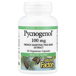 Natural Factors Pycnogenol 100mg 베지 캡슐 30정