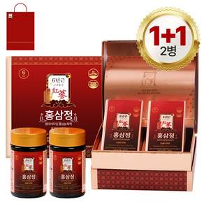 홍삼정 프리미엄 홍삼농축액 건강기능식품 5대 기능성 + 쇼핑백