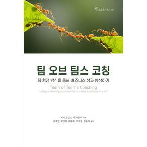 팀 오브 팀스 코칭:팀 형성을 통해 비즈니스 성과 향상하기