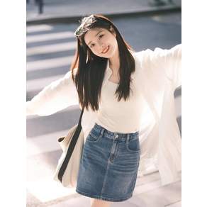 최애의 사원 김혜준 남다름 셔츠 여성 티셔츠 블라우스 꾸안꾸 패션 9회