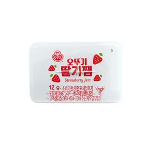 일회용딸기쨈 오뚜기 딸기쨈 디스펜팩 12g