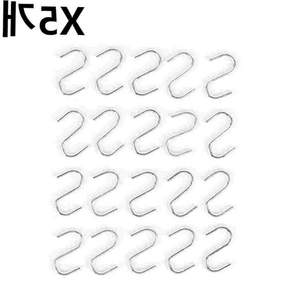 완자몰 S형 미니 다용도 걸이형 행거 20P X5개 S자 고리 후크