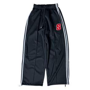 스케이터락 SK8ER ROCK Side Stripe Wide Track Pants Black