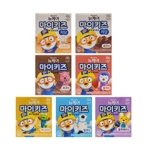 마이키즈 7종 체험팩 (저당초코+저당고소+밀크1+딸기1+초코1+바나나1+블루베리1)
