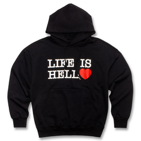 미디엄스 LIFE IS HELL Hoodie - Black