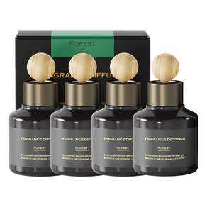 아이엠듀 퍼퓸 차량용 디퓨저 80ml 2개 + 우드볼스틱 2개 + 흡착패드 2개