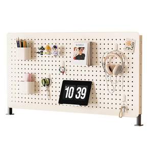 SPEEDBOX 책상 정리 타공판 선반 철제 수납 공간활용 홈오피스 80*40cm