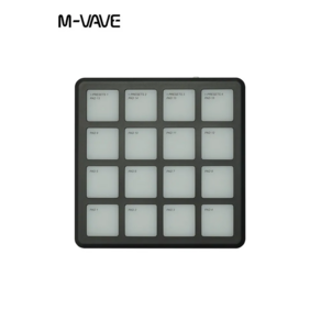 M-VAVE SMC-PAD Pocket 포켓형 휴대용 미디 드럼패드 16패드 MIDI 컨트롤러 음악 제작 DJ 믹싱 편곡용