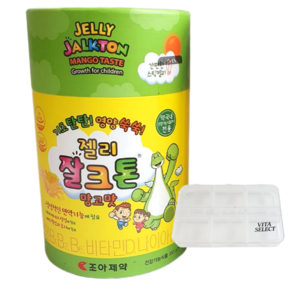 조아제약 잘크톤 젤리스틱 어린이비타민 망고맛 30포 약국정품 성장기 키즈 비타민