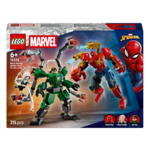 레고 슈퍼히어로 Marvel 로봇 전투 스파이더맨 대 닥터 옥토퍼스 76338