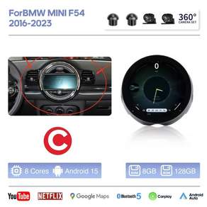 후방 카메라 모니터 TFT LCD 안드로이드 15 BMW 미니 쿠퍼 F54 F56 F60