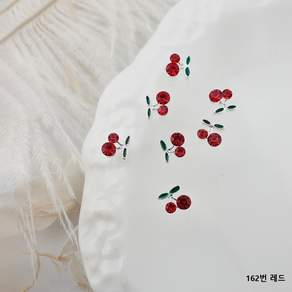 미니체리파츠 158크리스탈 162레드 5.5x5.7mm 10개입 택 일