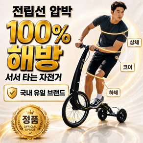 업라이드 스탠딩바이크 서서 타는 자전거
