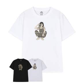 컬로라 하트 디코더 오프라인 반팔 티셔츠 (3color)