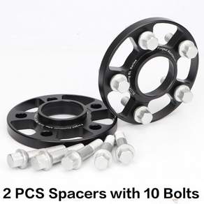 허브스페이스 휠 7075 알루미늄 단조 스페이서 어댑터 PCD 5x112 CB 66.5mm 슈트 벤츠 호환 W168 124 201 202 203/210 M12 x 1.5 12mm