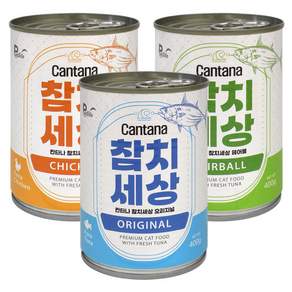 칸타나 참치세상 400g 대용량 고양이간식 고양이캔