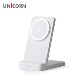 유니콘 15W 접이식 PD3.0 QC3.0 지원 스탠드 맥세이프 고속무선충전기 ZQ-M15W