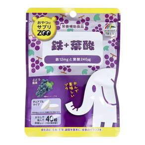 간식에 사프리 ZOO 철 + 엽산 40 알