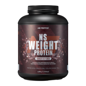 NS 웨이트 프로틴 크런치 딥초코 2kg 벌크업 프로틴