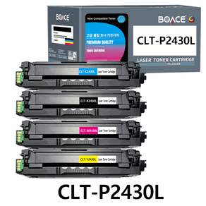 BOACE CLT-K2430L C2430L M2430L Y2430L 특대용량 호환 토너 SL-C2410ND C2420DW C2470ND C2470FR C3020ND C3020DW