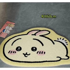 치이카와 귀여운 발매트 욕실매트 카페트 러그 침실매트