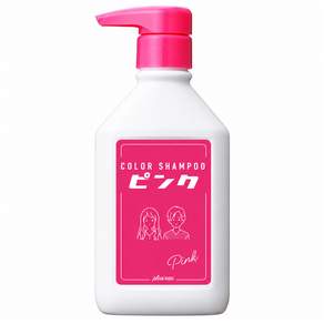 plus eau 플뤼스오 컬러 샴푸 탈색 머리용 핑크 280ml