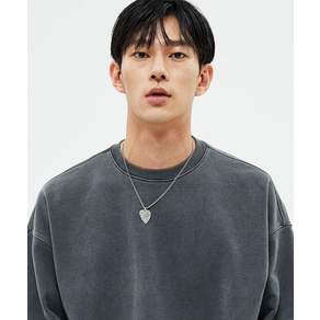 소버먼트 SOVERMENT 980G 피그먼트 맨투맨-차콜-