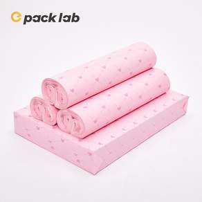 epacklab 리본 패턴 택배봉투 인스타 감성 디자인 신재 LDPE 두꺼운 0.07mm 접착식 의류 포장봉투