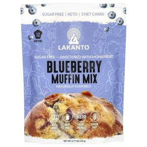라칸토 블루베리 머핀 믹스 6.77 oz (192 g) Lakanto Blueberry Muffin Mix 6.77 oz (192 g)