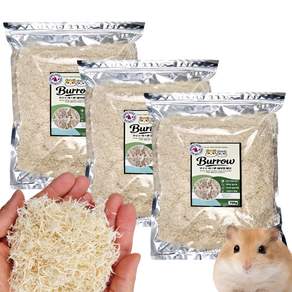 애니몰 아스펜 쉐이핑 베딩 700g 3개 (2.1kg) 햄스터 소동물 톱밥