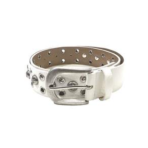 HOUSE ROCK CLUB HEAVY STUD BELTS WHITE