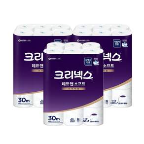크리넥스 데코 앤 소프트 롤화장지 30m