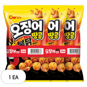 청우식품 오징어땅콩 불닭맛 3p