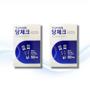 [약국정품] 유한 당체크 혈당검사지 50매 2통