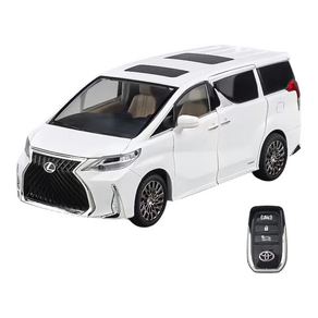 마이카 다이캐스트 합금 1:24 렉서스 LM300h 리모트 컨트롤 모델 미니밴 자동차 모형 피규어 장식 선물