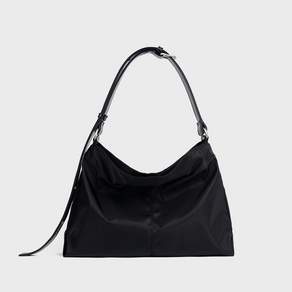 하 아카이브 [WITH 해수] CONTOUR BELTED BAG (NYLON BLACK)