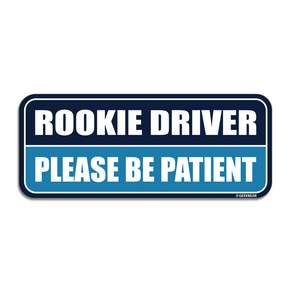 긱베어 초보운전 자석 스티커 영문 ROOKIE DRIVER