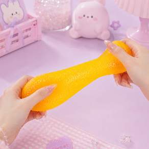 [MSMULTIVERSE] 느낌 천국 극락템 로제 공 스퀴시 스트레스볼 핫한 슬라임 실링볼 말랑이 젤리볼+파우치