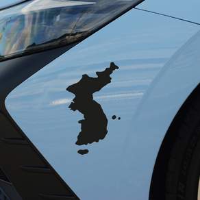 한반도 지도 스티커 튜닝데칼