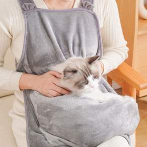 크레용펫강아지 고양이 그루밍 앞치마 캥거루 포대기 담요